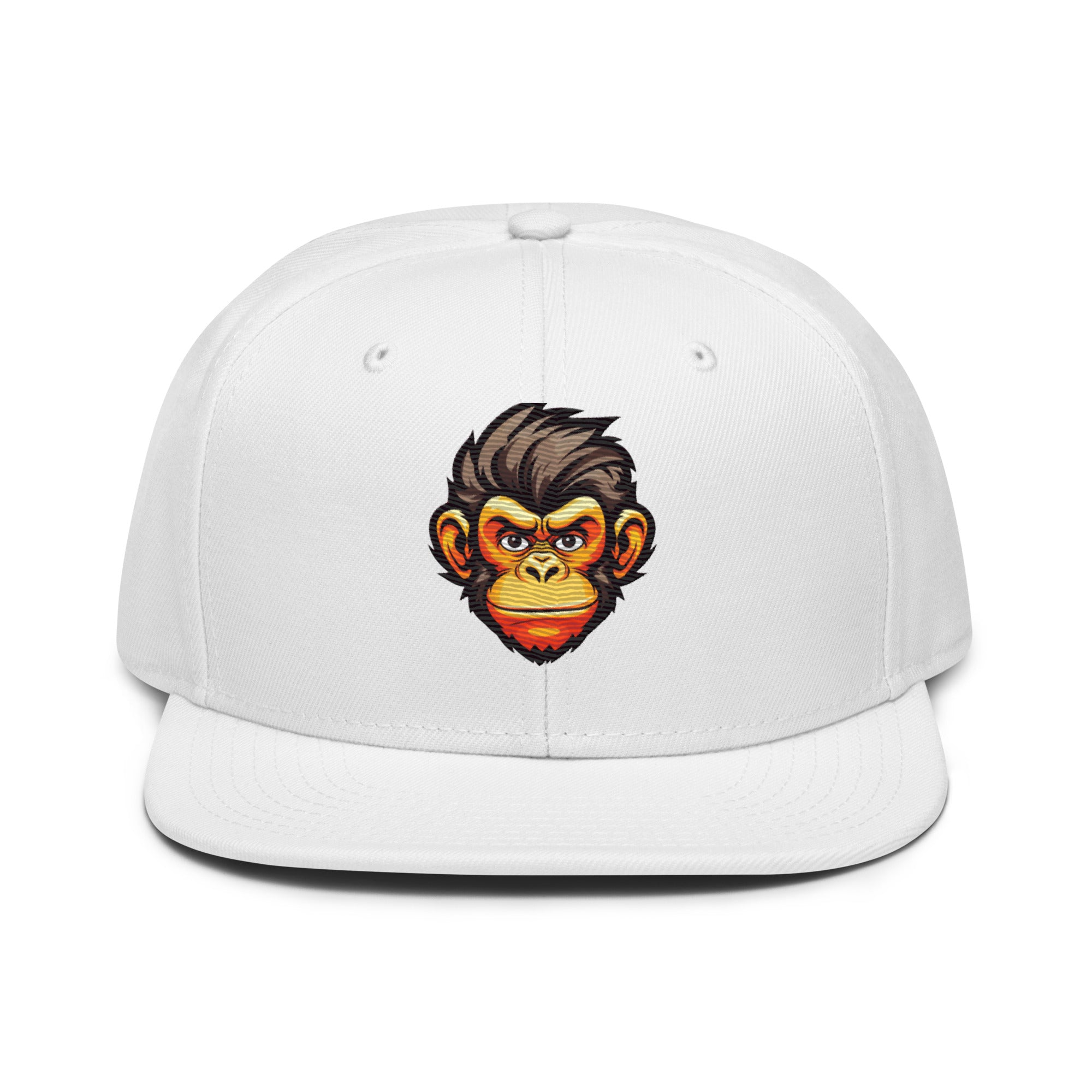 Player 1 Power-Up Snapback | Funny Retro Gamer Monkey Hat