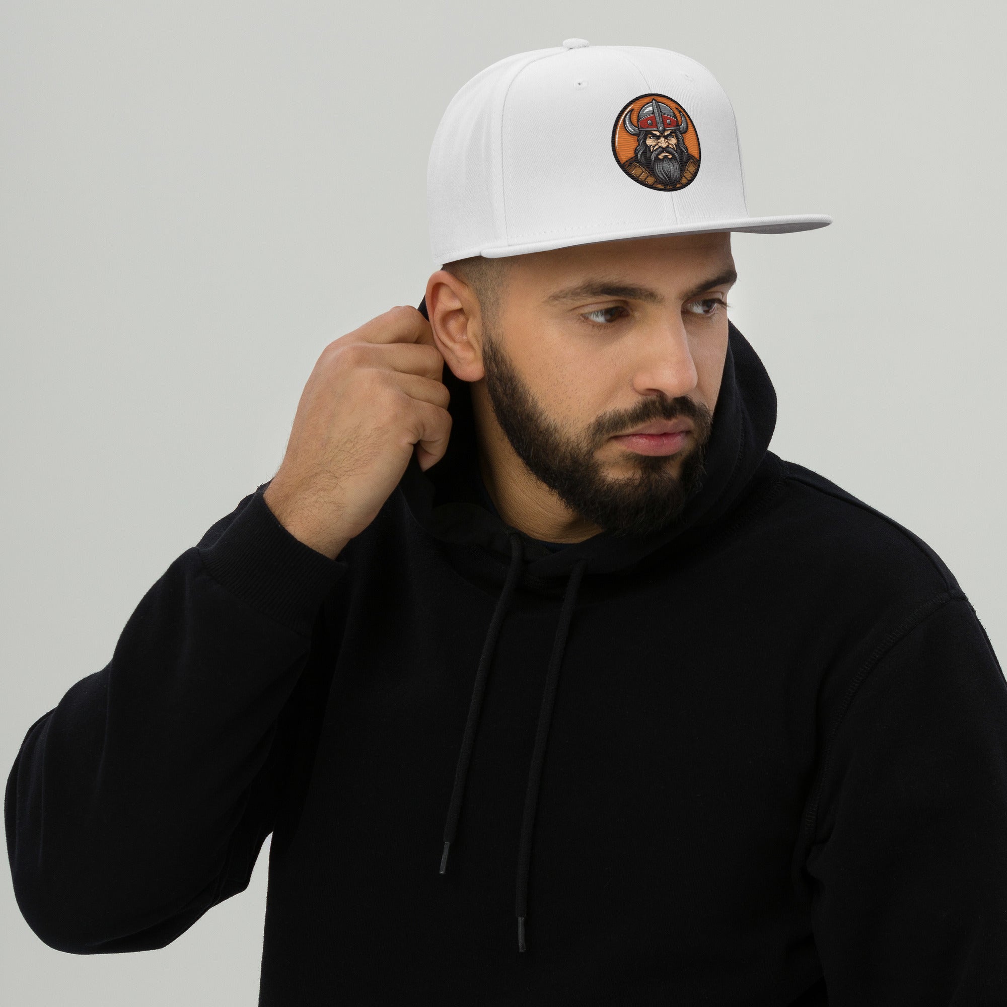 Fighter Class Snapback Hat | D&D Warrior Helmet Cap