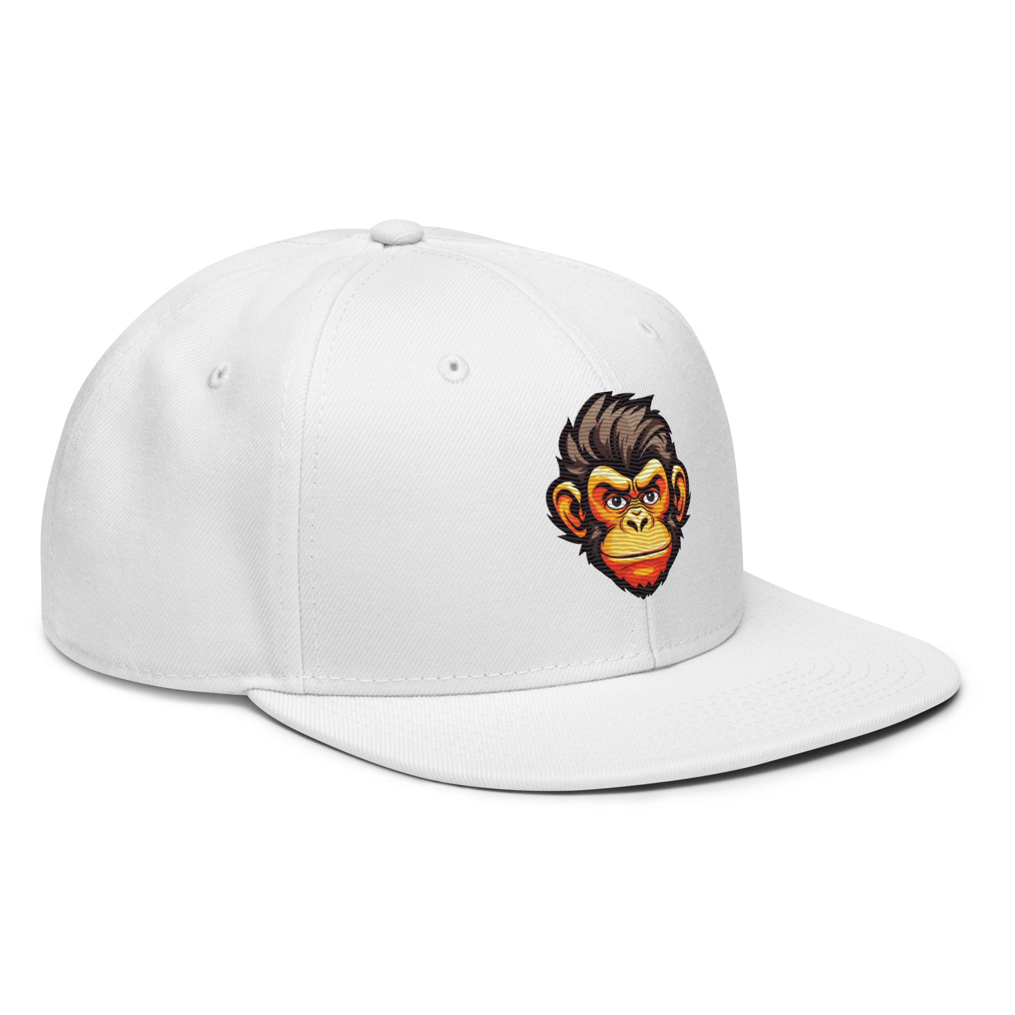 Player 1 Power-Up Snapback | Funny Retro Gamer Monkey Hat