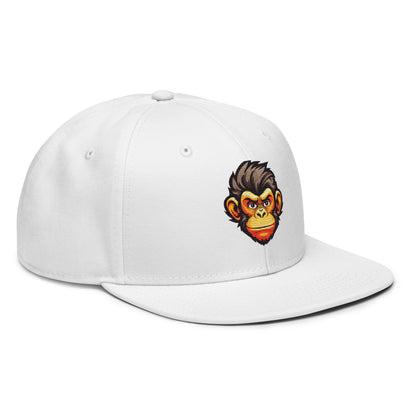 Player 1 Power-Up Snapback | Funny Retro Gamer Monkey Hat