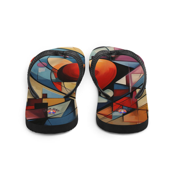 Abstract Love Flip-Flops