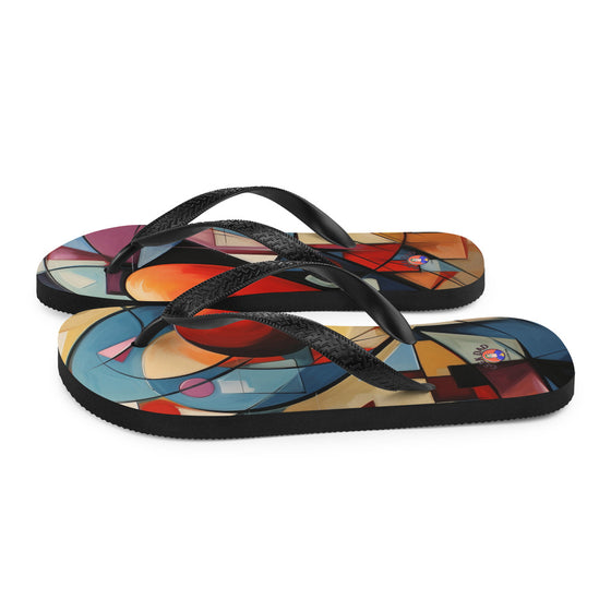 Abstract Love Flip-Flops