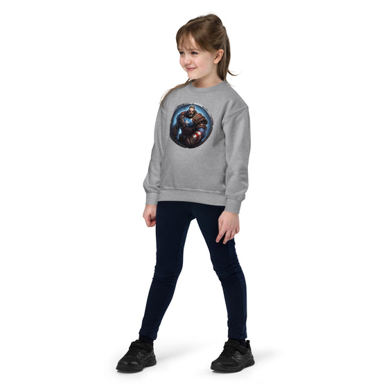 Cap youth crewneck sweatshirt