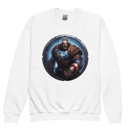 Cap youth crewneck sweatshirt