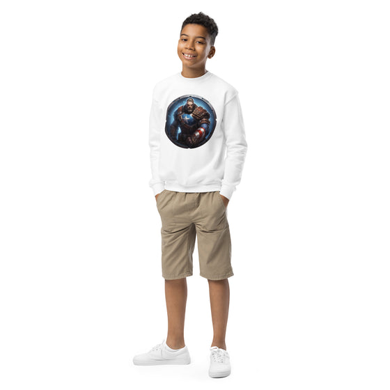 Cap youth crewneck sweatshirt