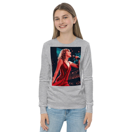 Taylor Swift fan art youth long sleeve tee