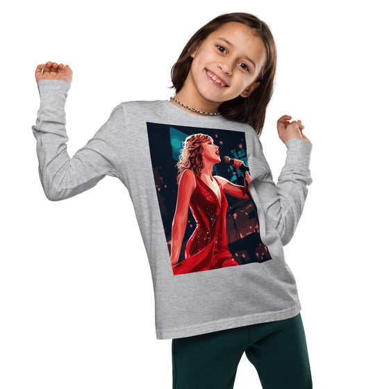 Taylor Swift fan art youth long sleeve tee