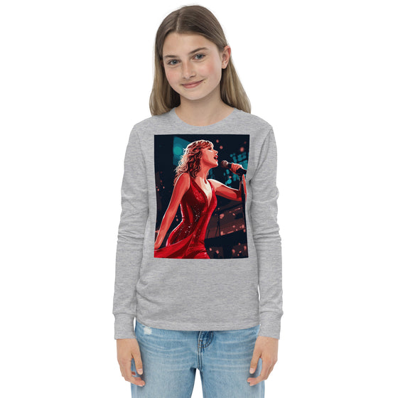 Taylor Swift fan art youth long sleeve tee