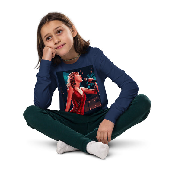 Taylor Swift fan art youth long sleeve tee