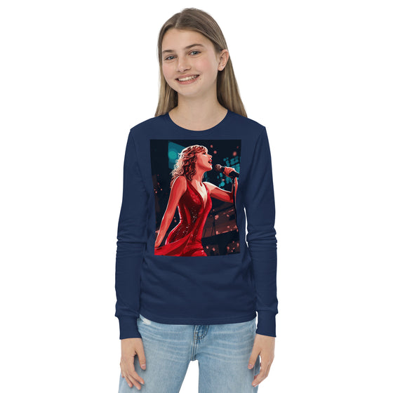 Taylor Swift fan art youth long sleeve tee