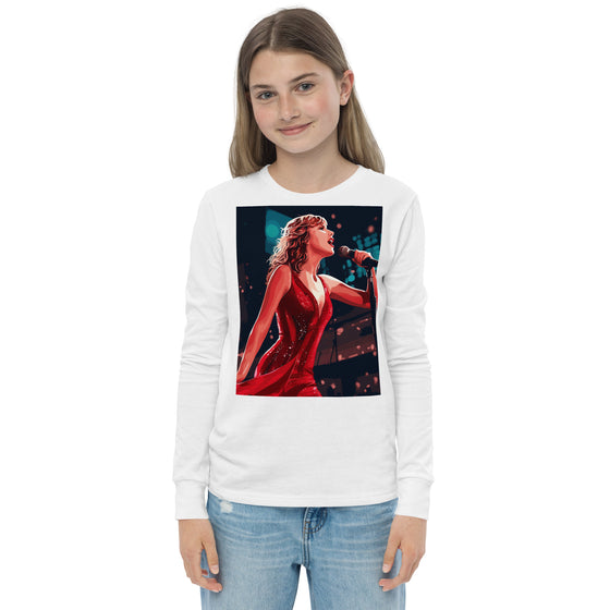 Taylor Swift fan art youth long sleeve tee