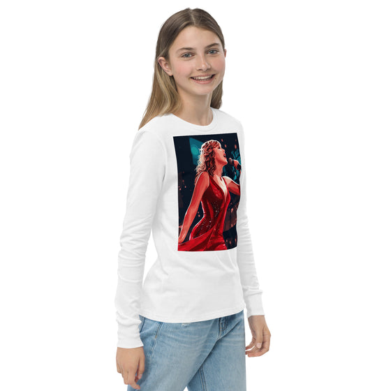 Taylor Swift fan art youth long sleeve tee